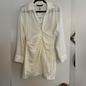 Zara White Dress